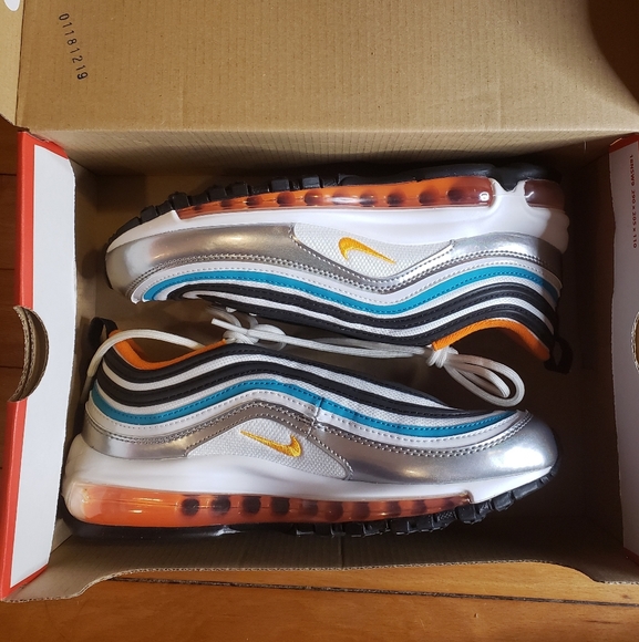 Nike Air Max 97 DTN Metallic Silver - Picture 2 of 5
